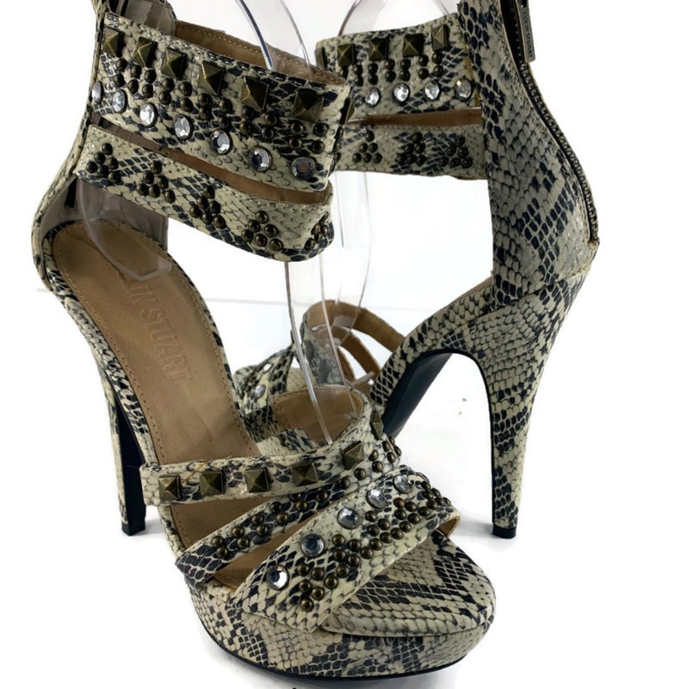 Colin Stuart Open Toe With Ankle Strap Heels Sz 5b - image 1